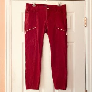 Red Moto Jeans - White House Black Market